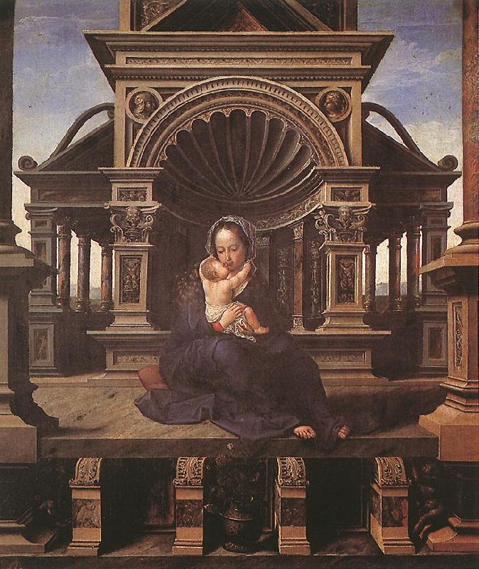 GOSSAERT, Jan (Mabuse) Virgin of Louvain dfg oil painting image